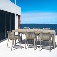 silla de terraza exterior AIR XL de polipropileno