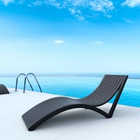 tumbona slim para exterior sunlounger