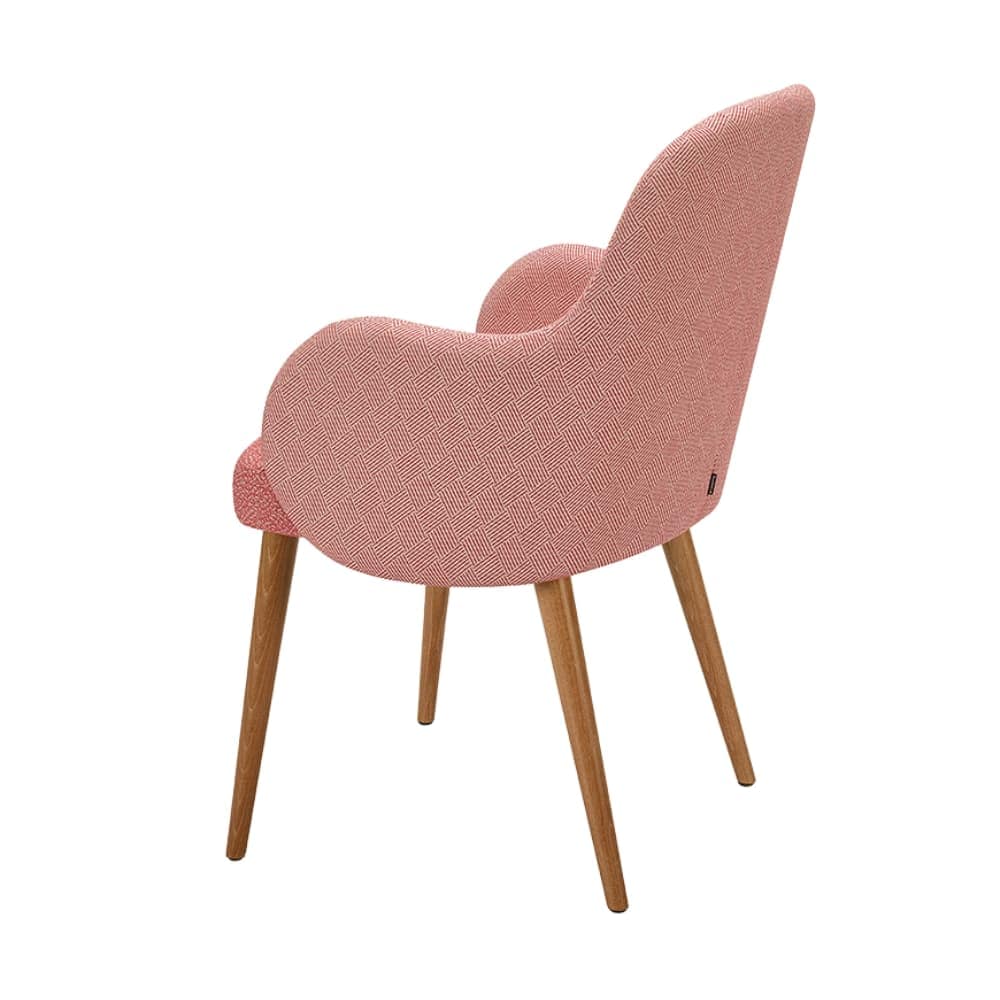 SILLA CON BRAZOS ALINA tapizado interior