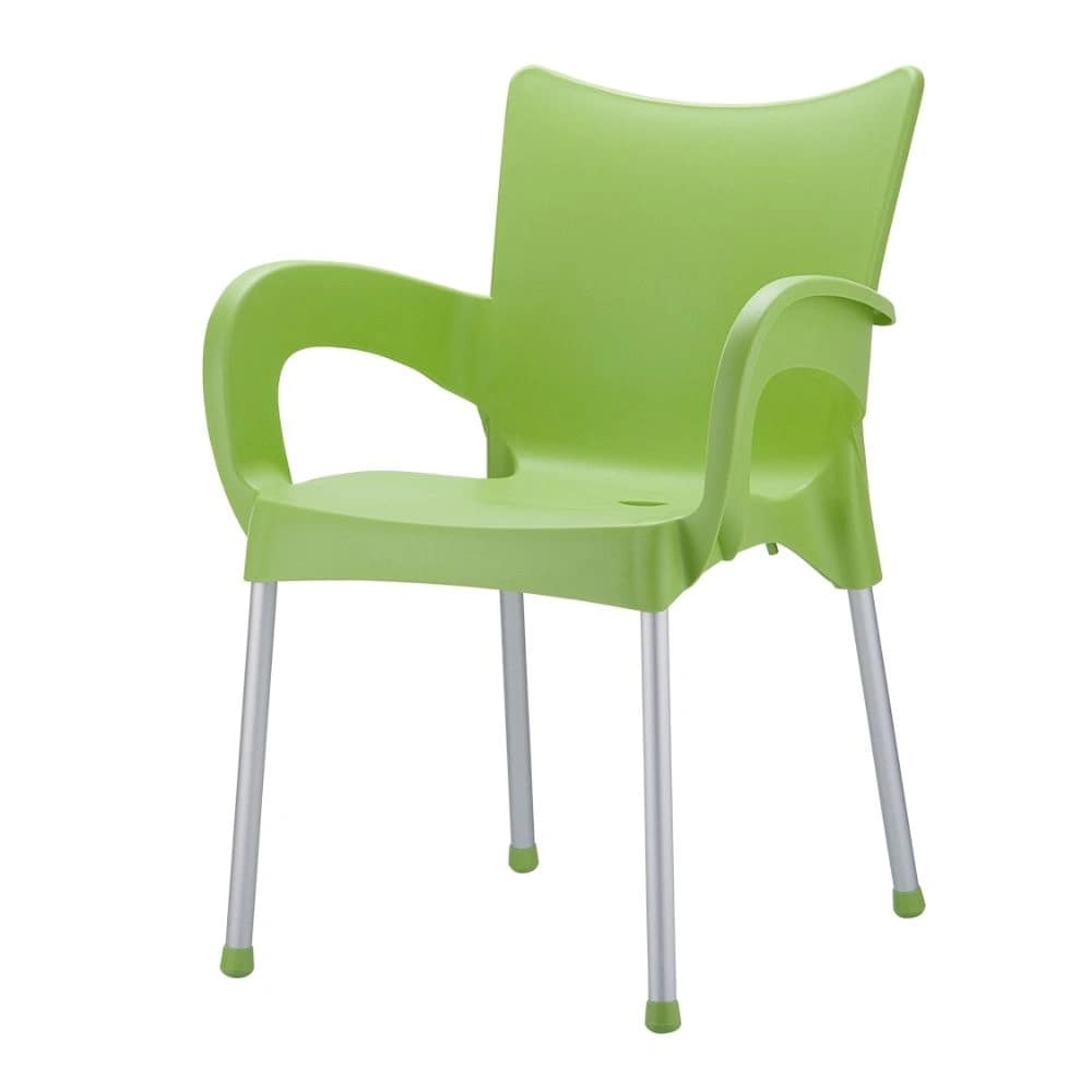 Silla con brazos ROMEO apilable para exterior - Imagen 3