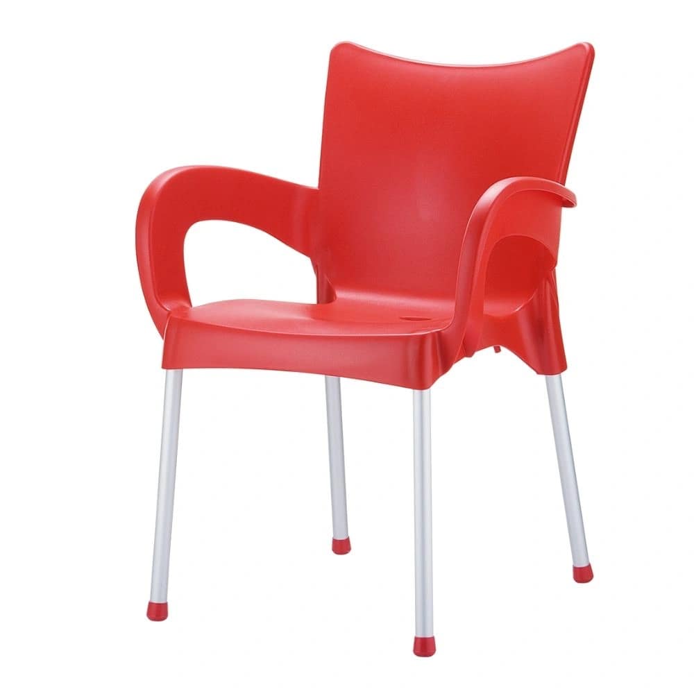 Silla con brazos ROMEO apilable para exterior - Imagen 5