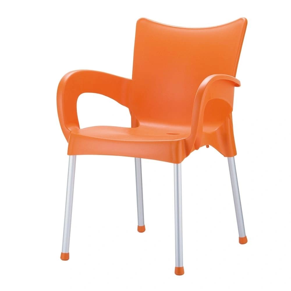 Silla con brazos ROMEO apilable para exterior - Imagen 4