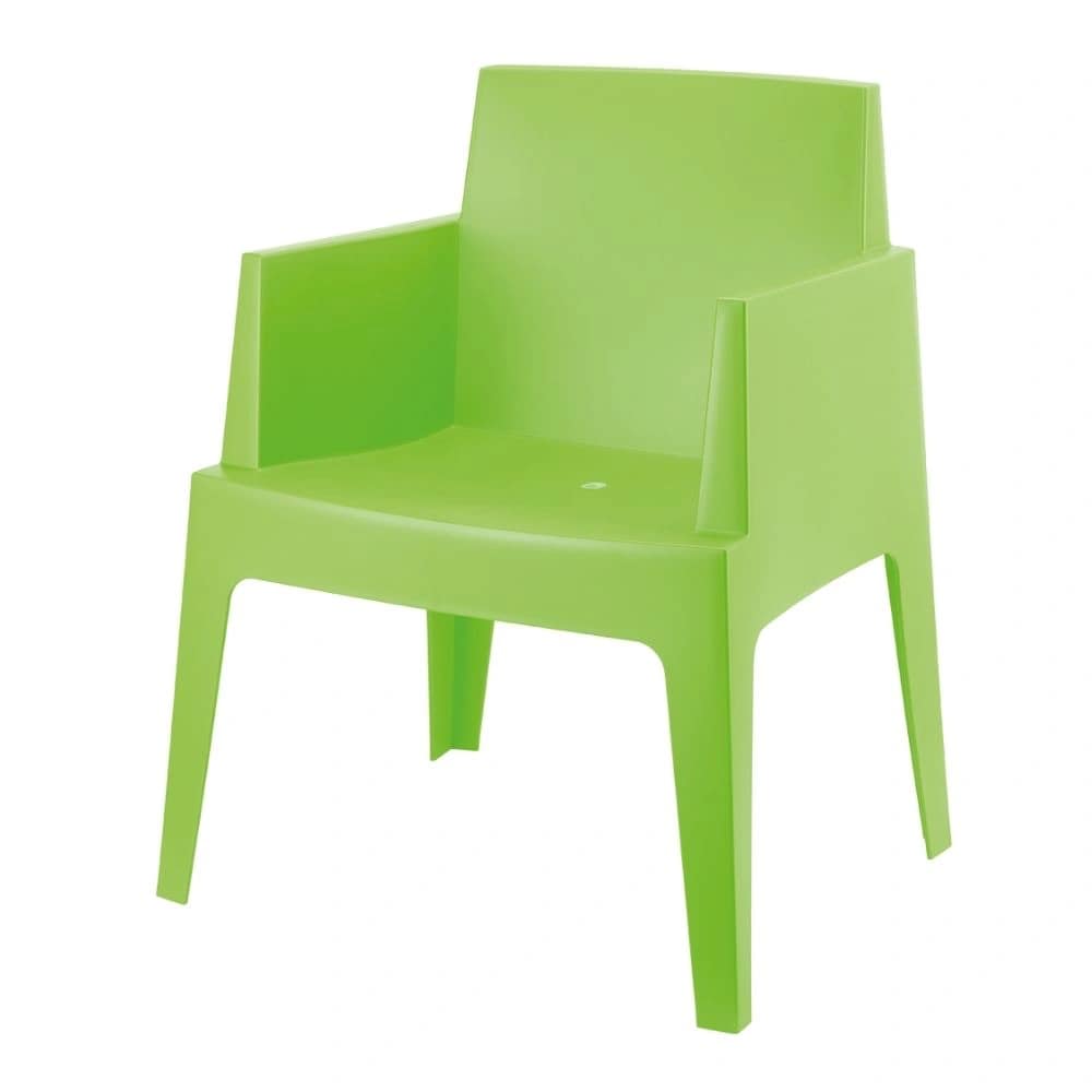 Silla BOX apilable con brazos para exterior - Imagen 5