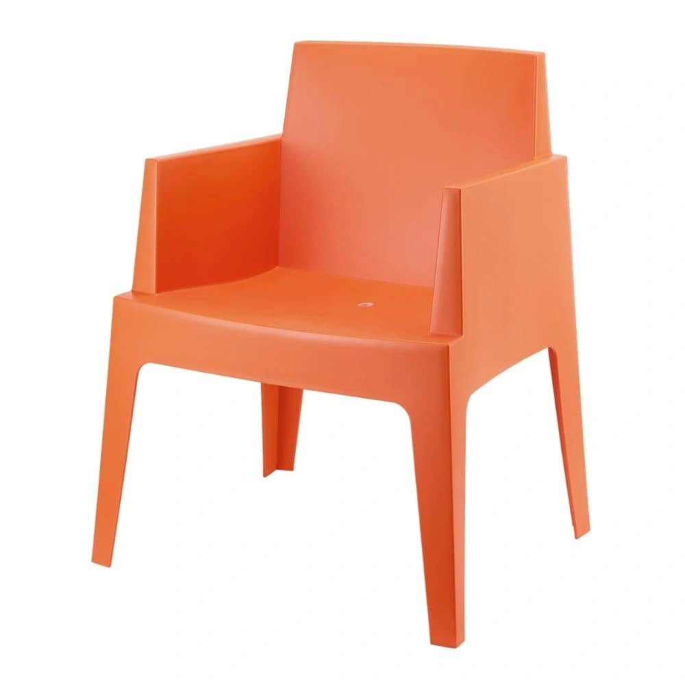 Silla BOX apilable con brazos para exterior - Imagen 6