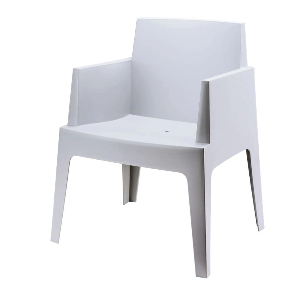 Silla BOX apilable con brazos para exterior - Imagen 7