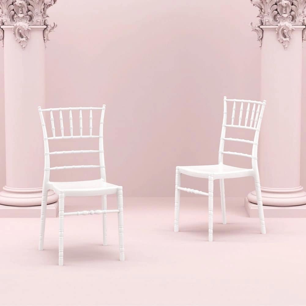 Silla CHIAVARI para eventos apilable para exterior - Imagen 2