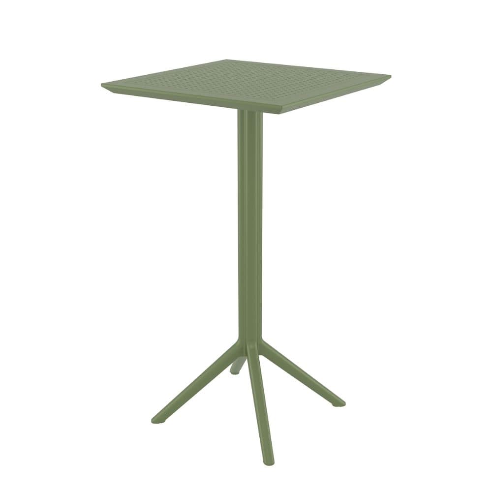mesa alta sky bar abatible 60x60 para exterior