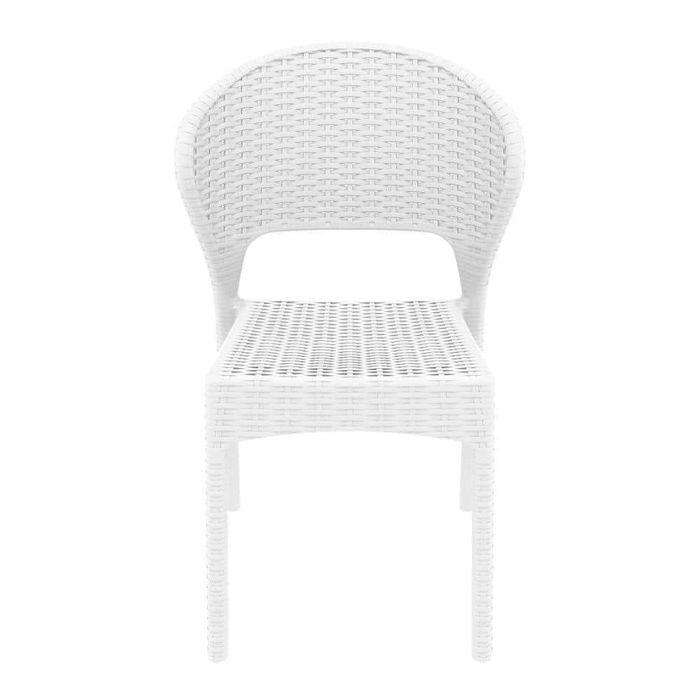 Silla DAYTONA apilable imitación ratán para exterior - Imagen 4