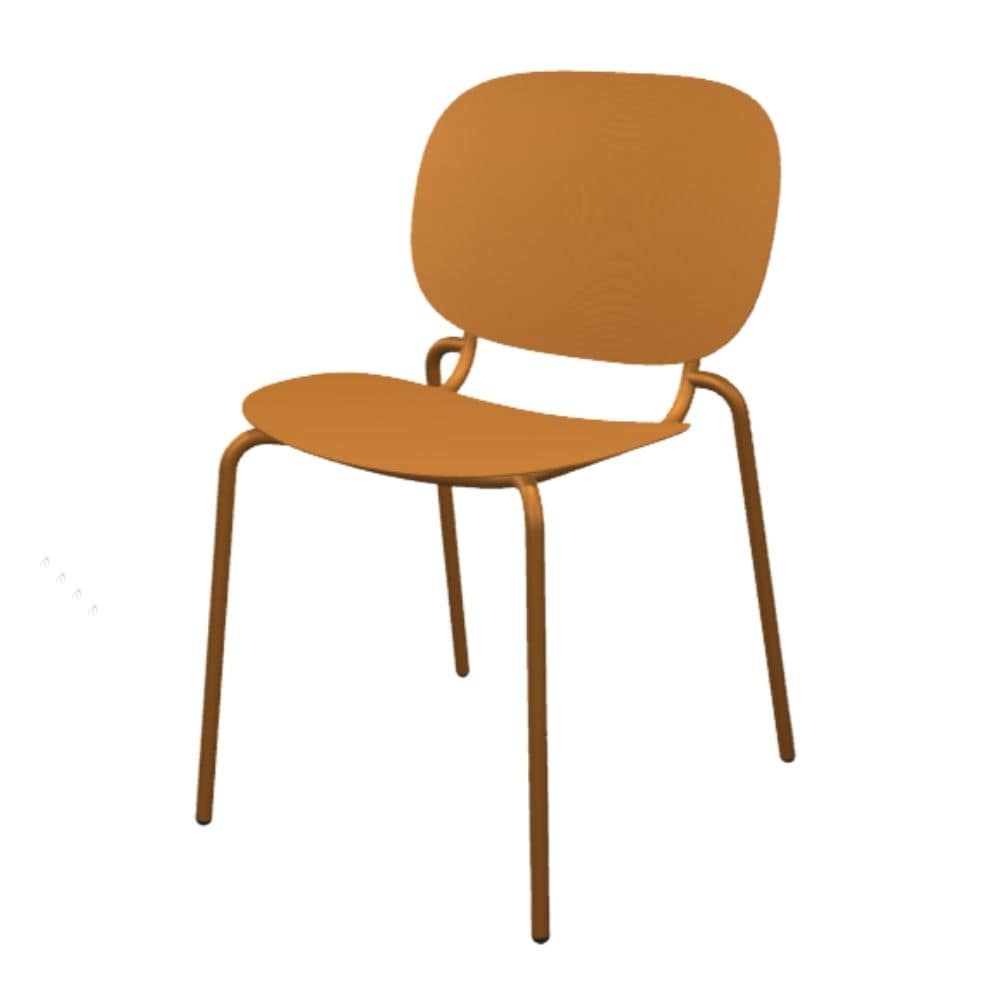 silla si-si sin brazos apilable para exterior