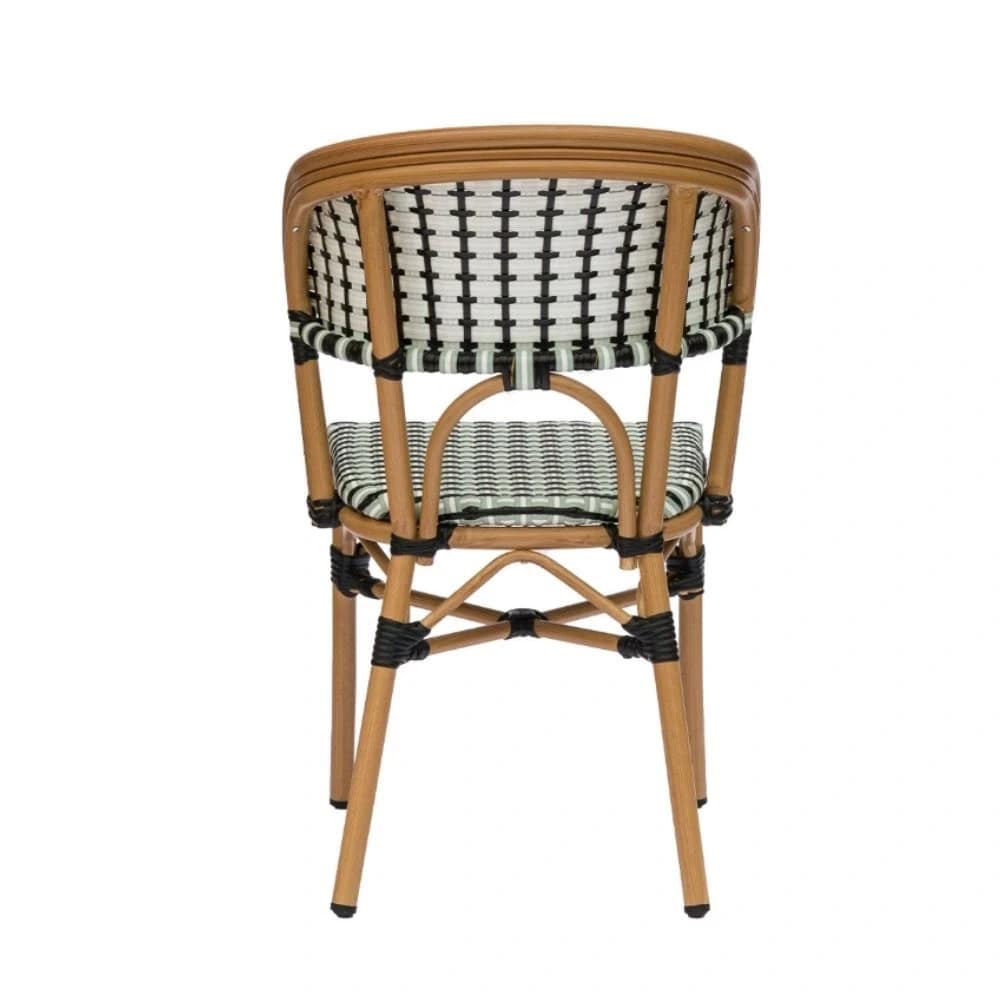 Silla apilable CHAMPAGNE de médula para exterior - Imagen 3