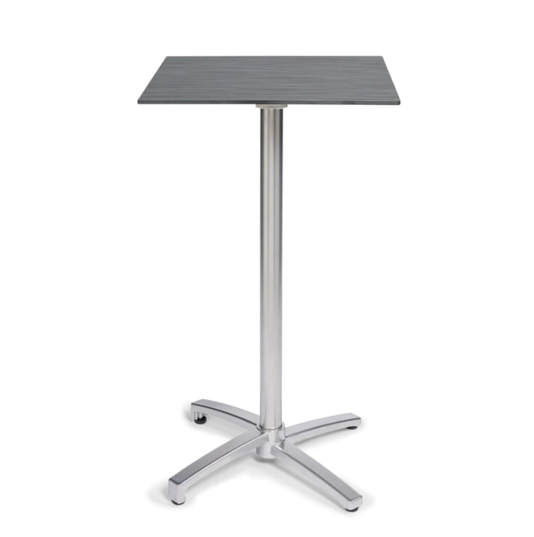 Mesa Noruega alta abatible de aluminio y tablero compacto - Imagen 4