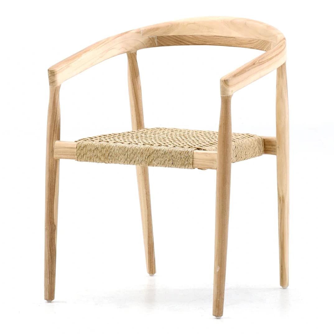 Silla de Teca con Reposabrazos Robin para Exterior - Imagen 6