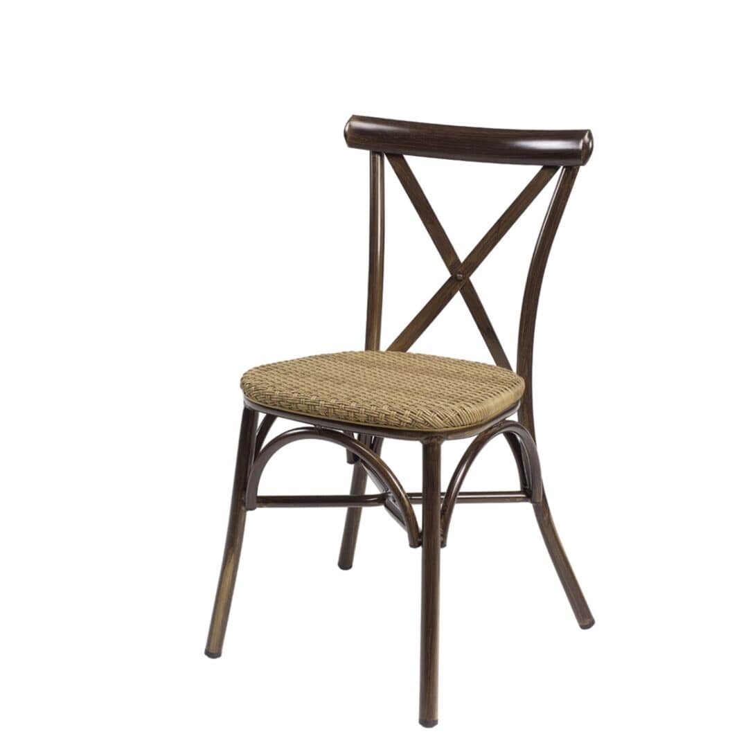 Silla Ático crossback apilable asiento médula - Imagen 3
