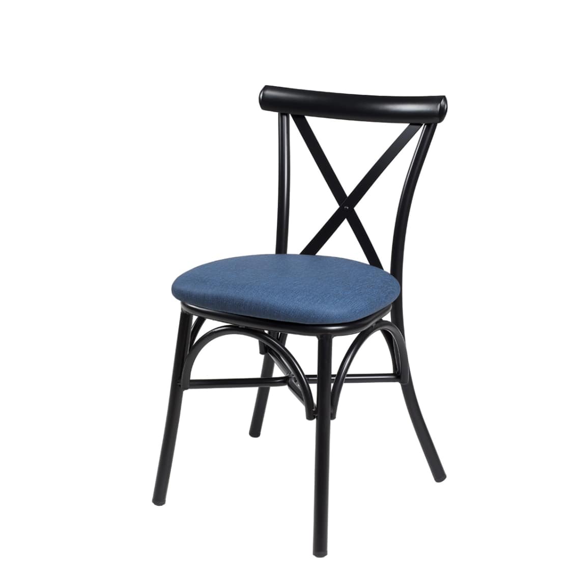 Silla Ático crossback apilable asiento tapizado - Imagen 11