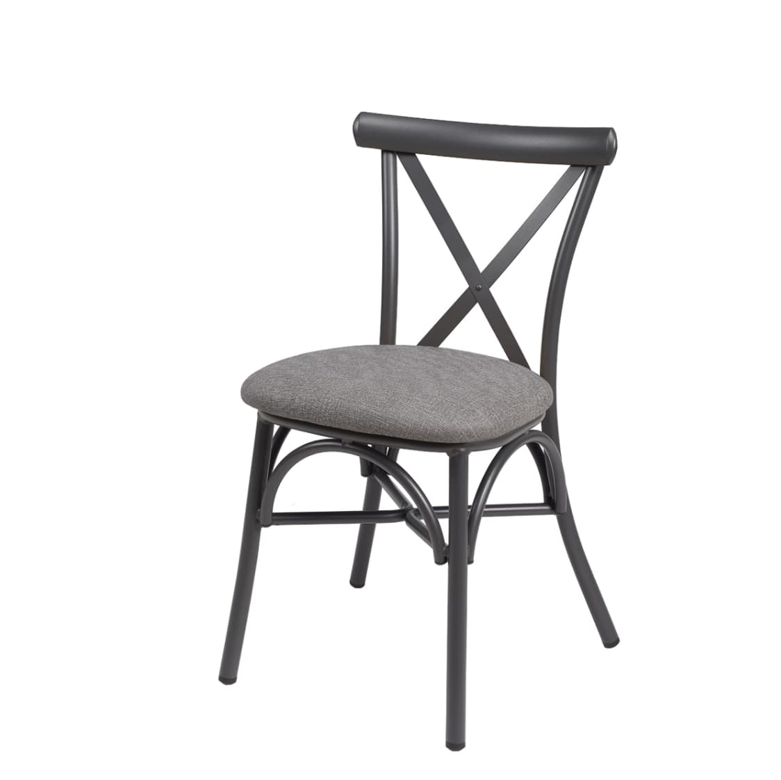 Silla Ático crossback apilable asiento tapizado - Imagen 2