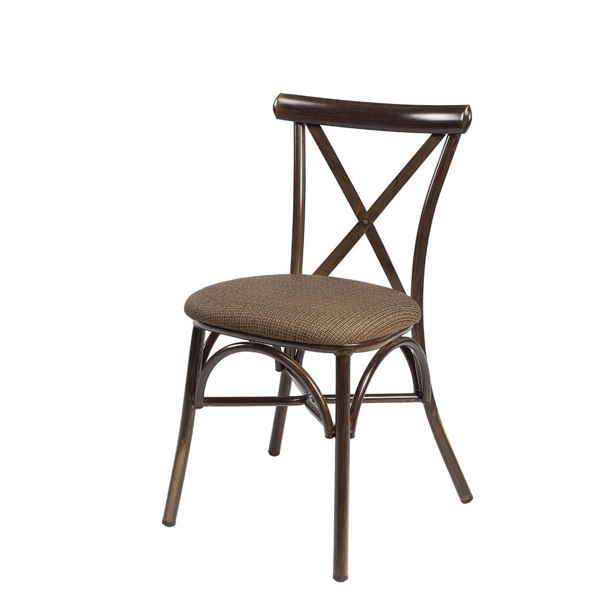 Silla Ático crossback apilable asiento tapizado - Imagen 4