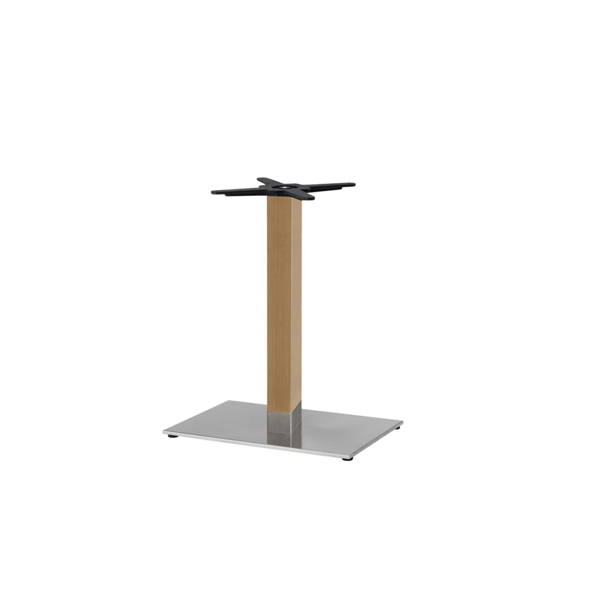 Base de mesa Tiffany Natural madera e inoxidable - Imagen 6