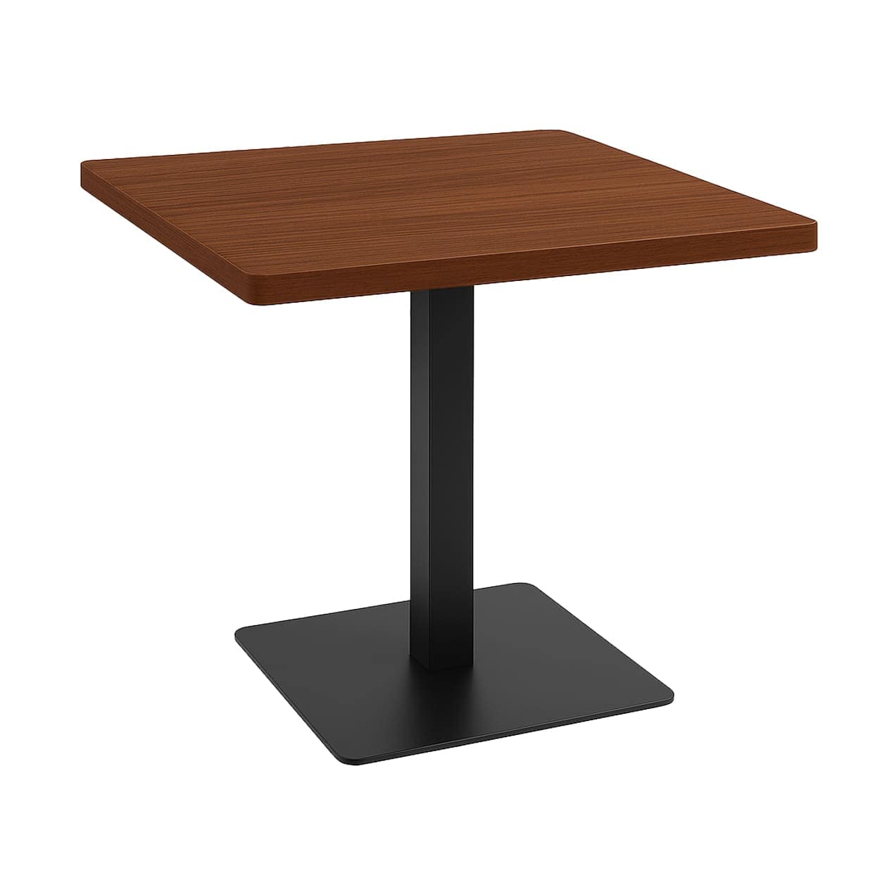 base de mesa Quad negra cuadrada