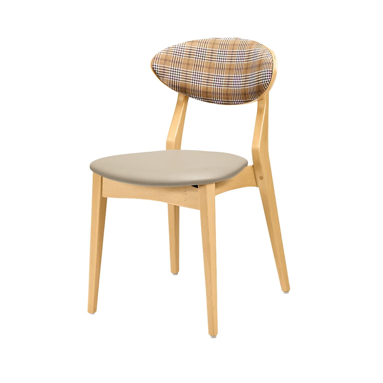 silla lora de madera tapizada para uso interior
