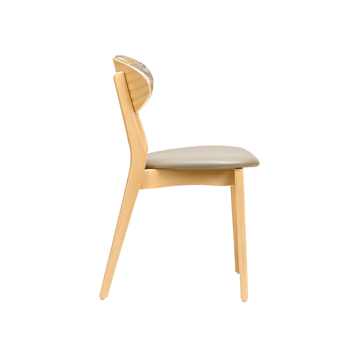 silla lora de madera tapizada para uso interior