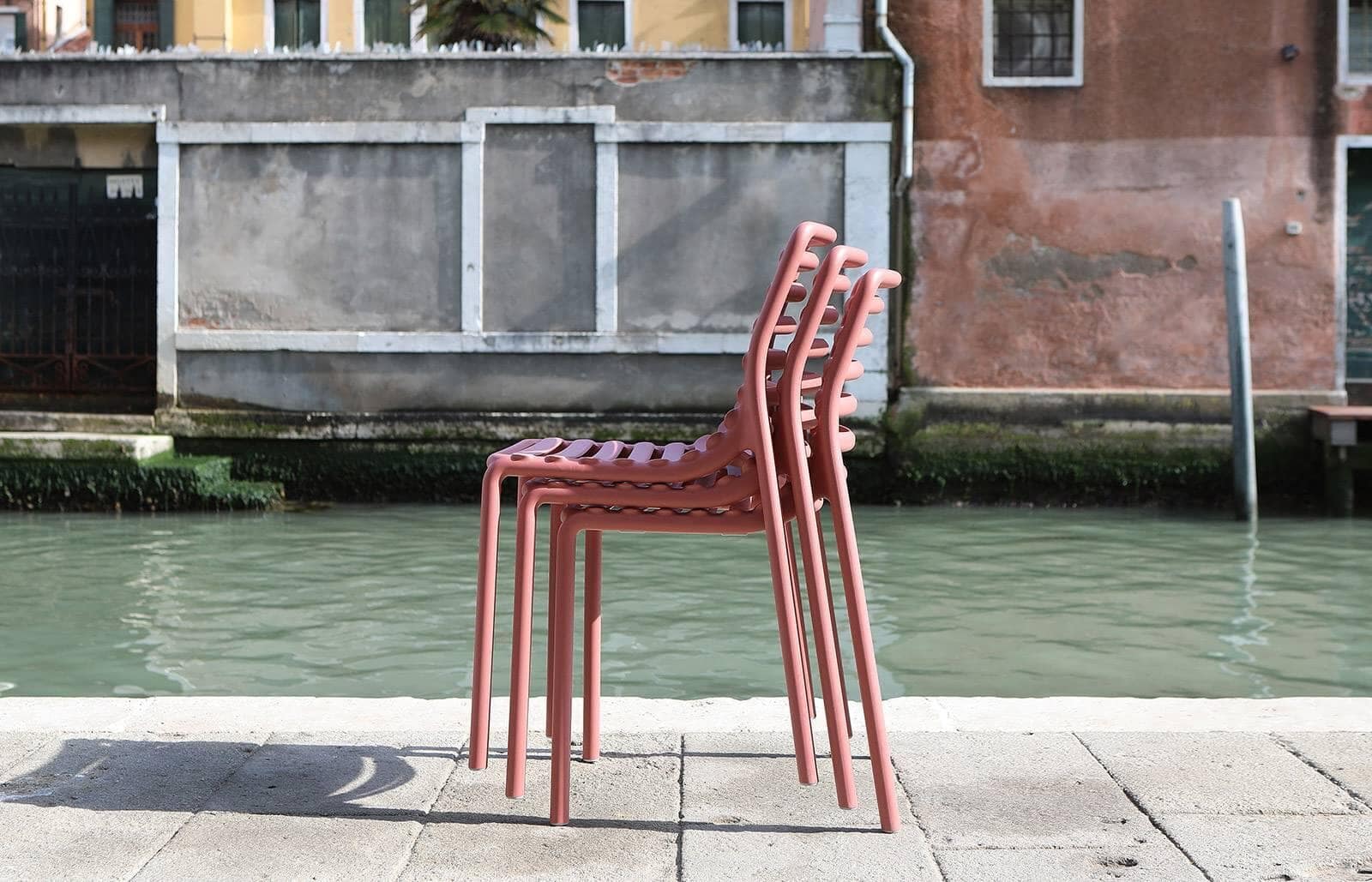 sillon relax Doga de Nardi color rojo
