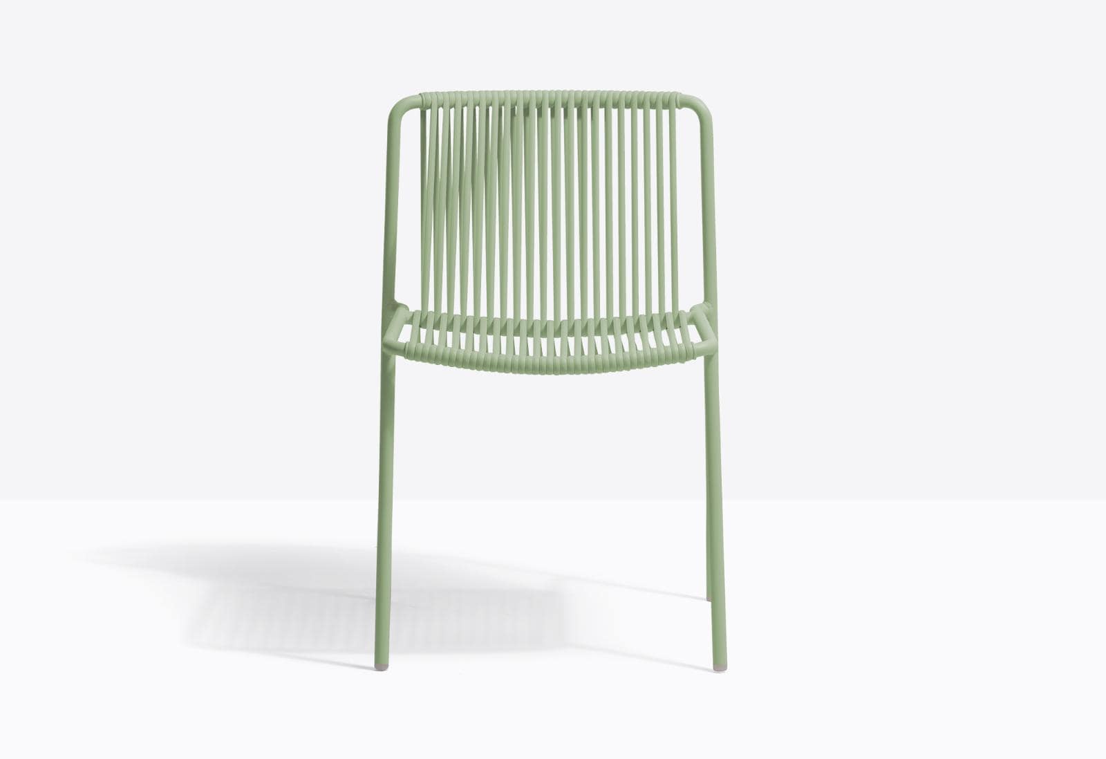 Silla TRIBECA sin brazos apilable para exterior - Imagen 5