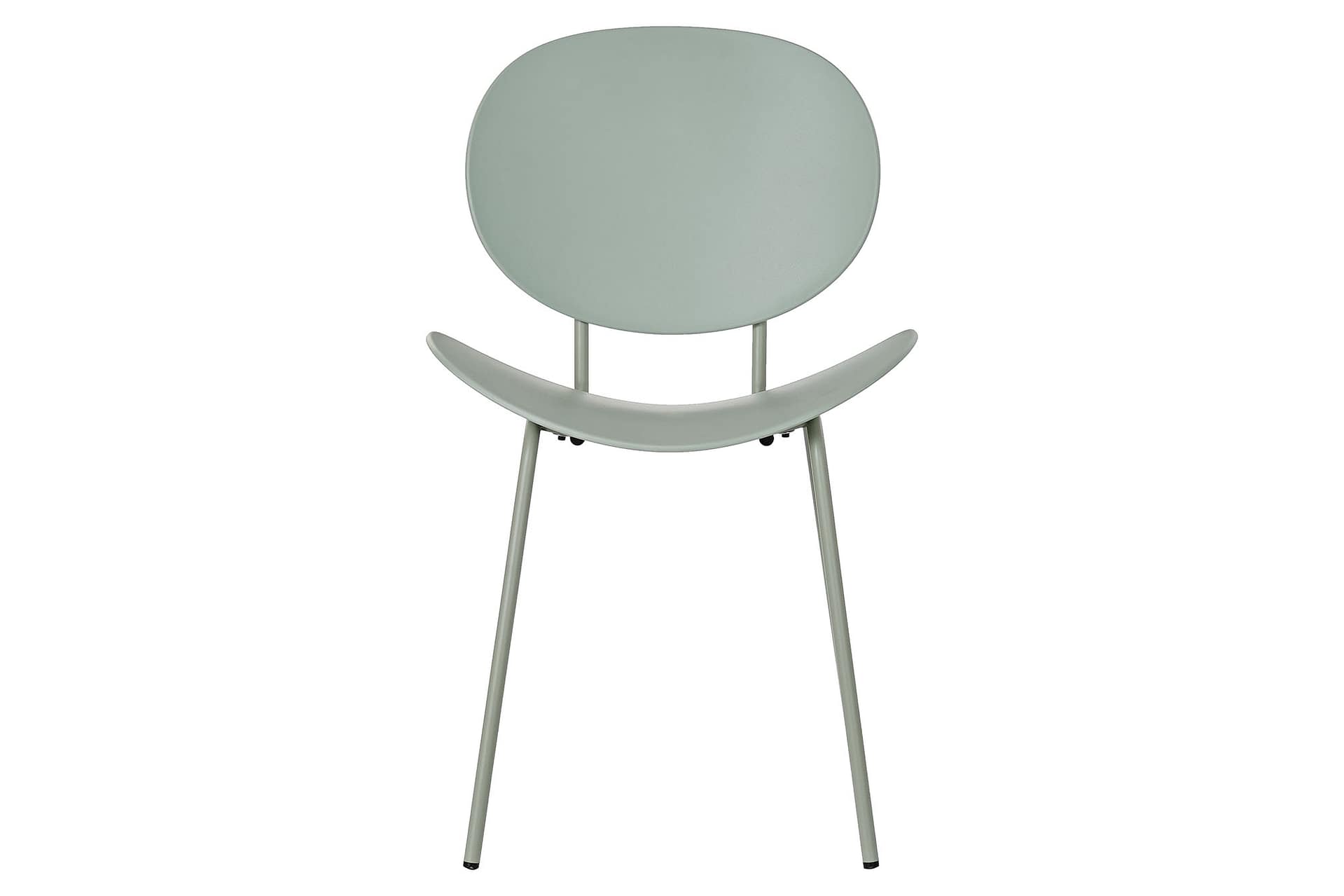 Silla PP de metal sin brazos verde - Imagen 5