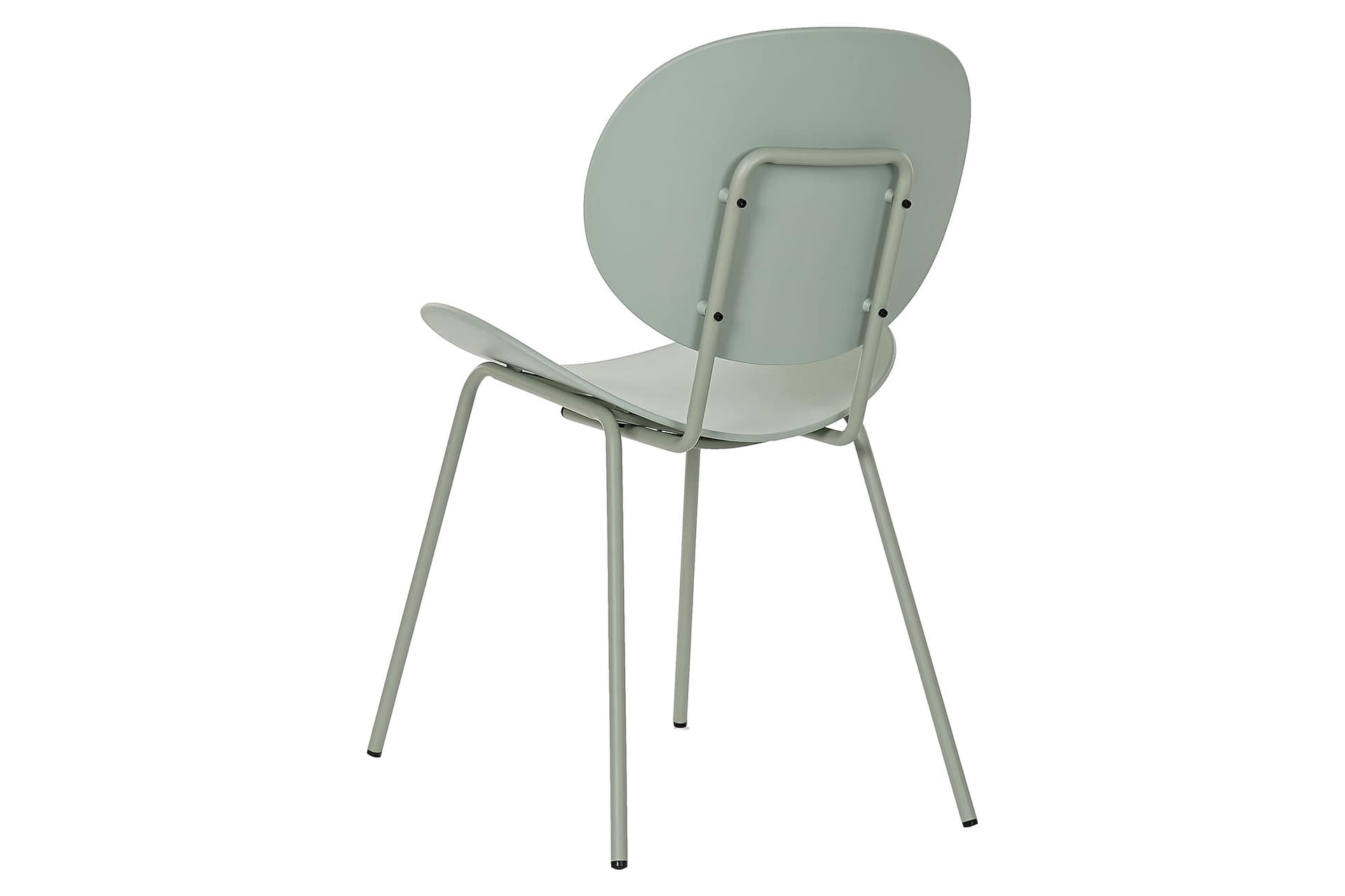 Silla PP de metal sin brazos verde - Imagen 2