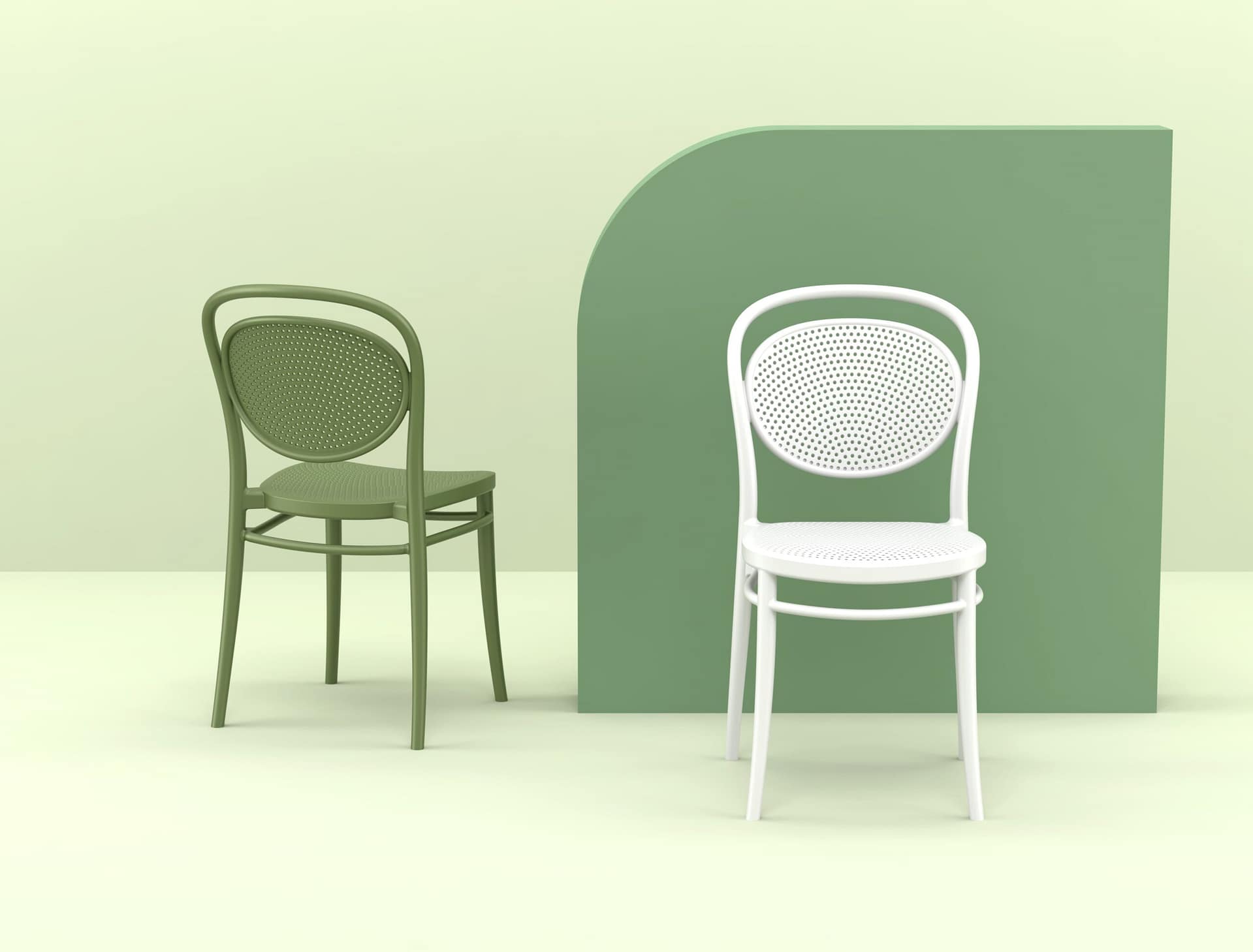 Silla MARCEL apilable para exterior - Imagen 3