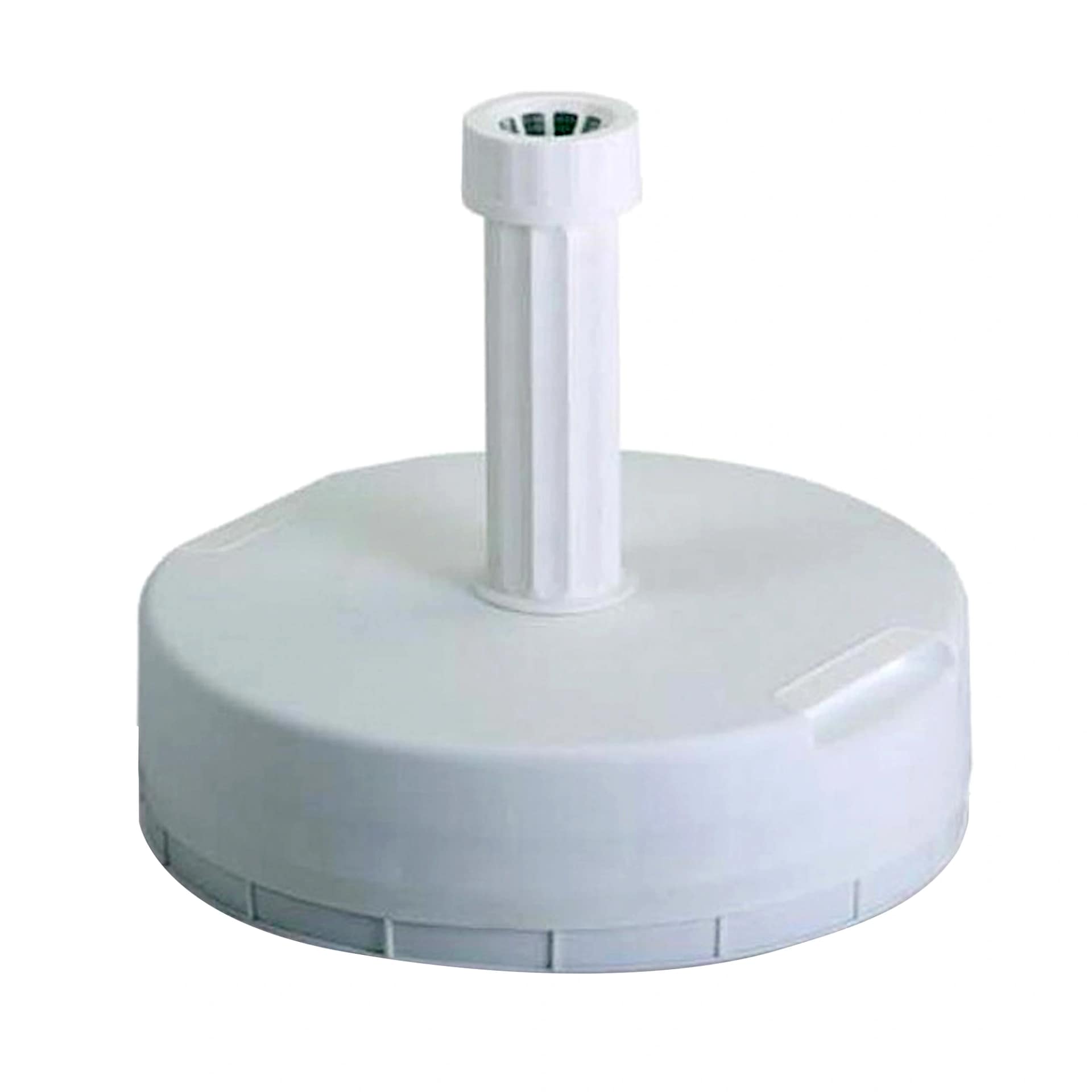 Base de parasol plastificado 25 kg.