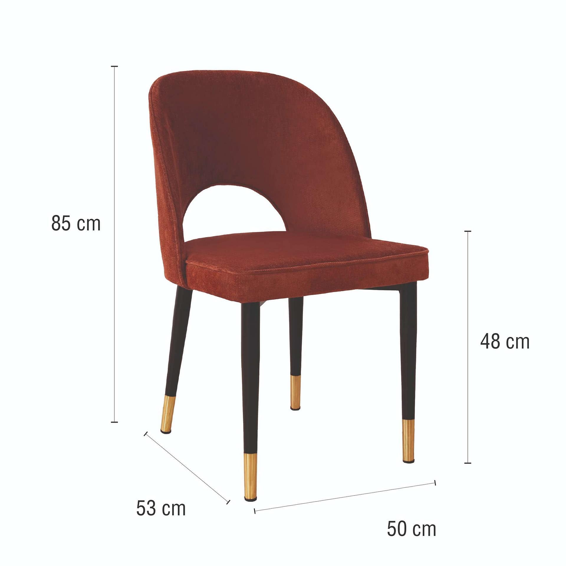 Silla Reine 23 tapizada Gold - Imagen 2
