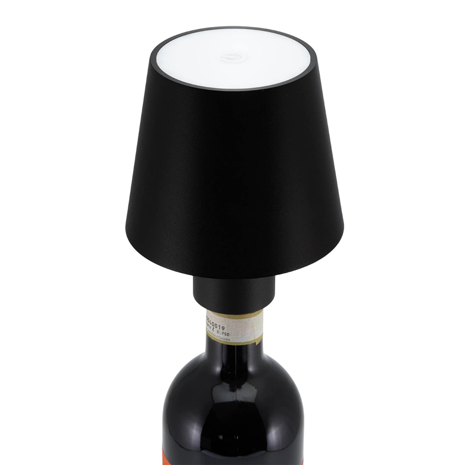 lámpara compacta de botella