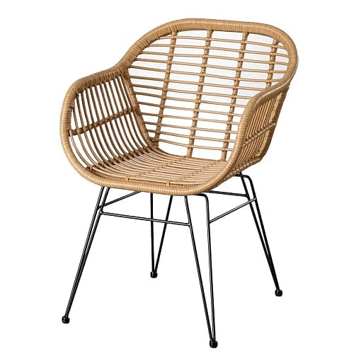 Silla con brazos Honey médula sintética