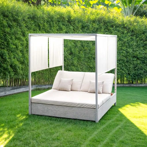 cama balinesa jardin toldo
