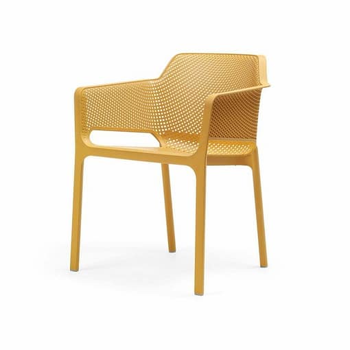 Silla Net con brazos apilable