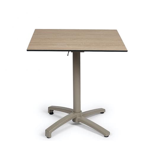 Mesa Noruega abatible de aluminio y tablero compacto