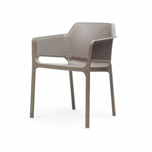 silla Net by Nardi exterior color tortora