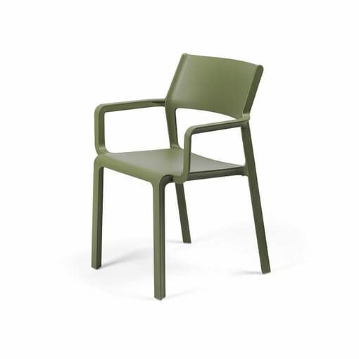 Silla Trill con brazos apilable