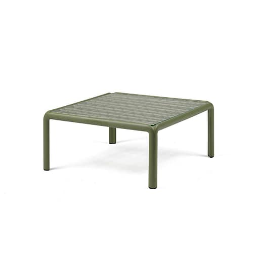 Mesa de centro Komodo con cristal 70x70