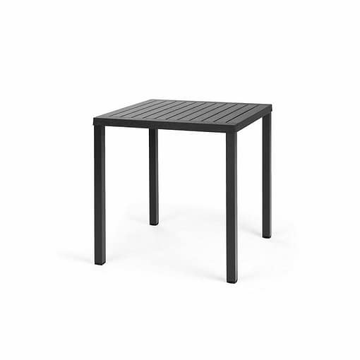 Mesa terraza modelo Cube de Nardi 70x70 color antracita