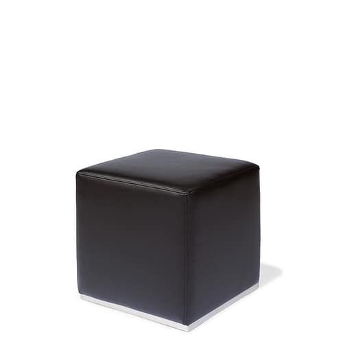 Puff tapizado cuadrado (OPORTUNIDAD)