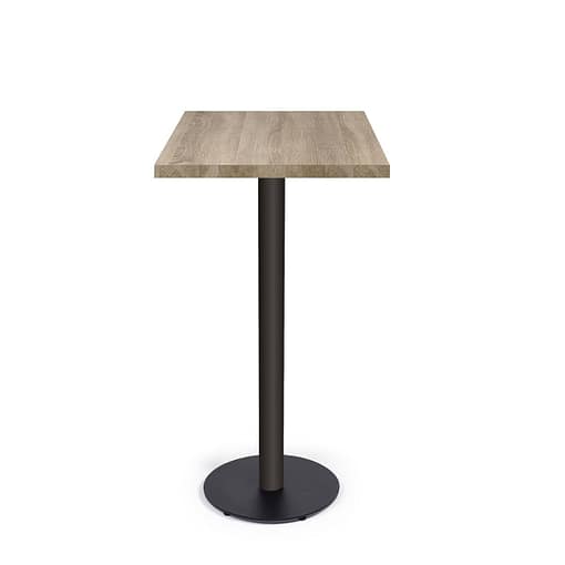 Mesa pie central para interior con tablero de melamina