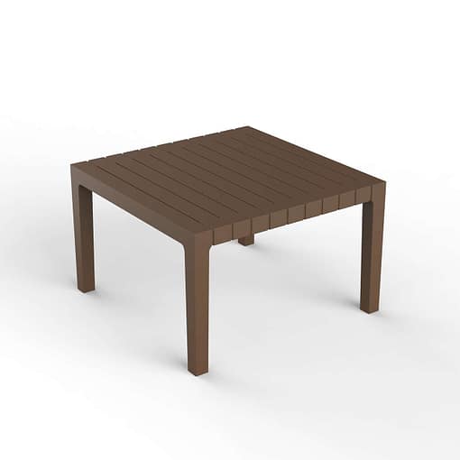 Mesa auxiliar Spritz apilable para tumbonas 59x59x28h cm
