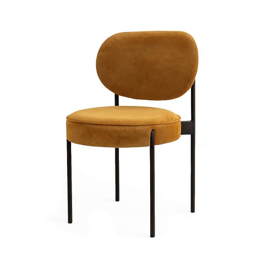 silla undredal 23 tapizada patas metal