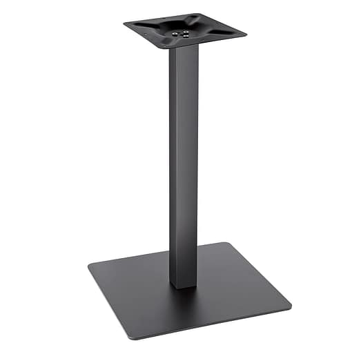 base de mesa Quad negra cuadrada