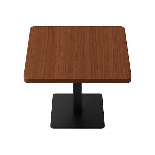 base de mesa Quad negra cuadrada