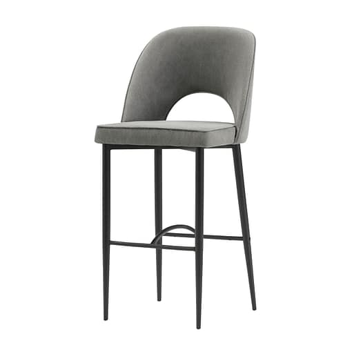 taubrete reine 23 tapizado patas metal negro