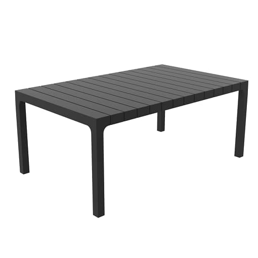Mesa Baja Spritz rectangular negra