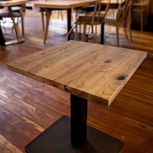 tablero mesa hosteleria madera