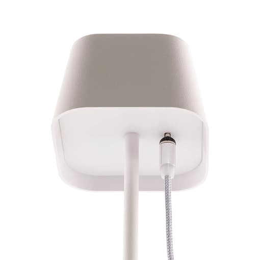 Lámpara de mesa PARIS negra, LED recargable y portátil